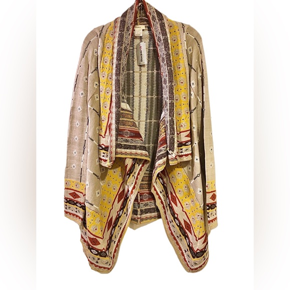 NWT Freeway Southwestern Flyaway Cardigan Size Large + Free Shipping - Picture 2 of 9